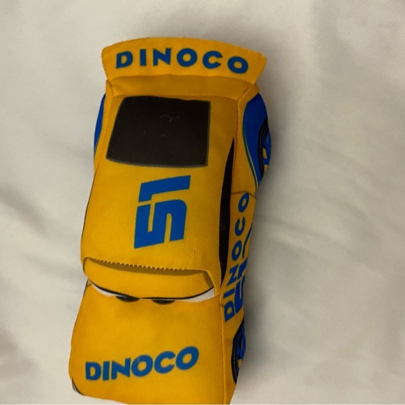 Ty Sparkles Disney Pixar Cruz Ramirez Cars Yellow Dinoco 51 Toy Car Plushie - Picture 2 of 12